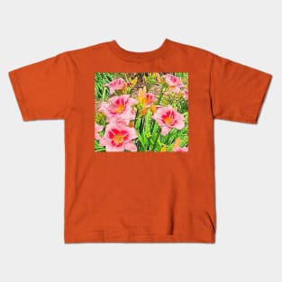 Summer lilies at Heritage Gardens Kids T-Shirt